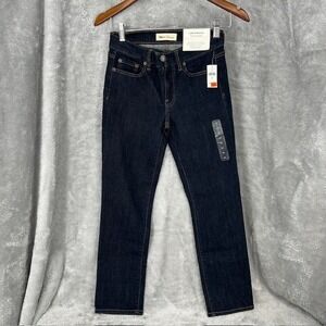 Y2K Gap 1969 Women's Size 24 Low Stretch Slim Crop Dark Wash Jeans Mid Rise